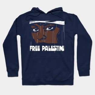 Free Palestine / Retro Style Design Hoodie